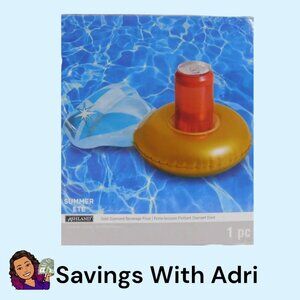 Ashland Summer Gold Diamond Beverage Float New Inflatable Pool